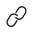 Link building chain icon - Earn quality backlinks for domain authority
